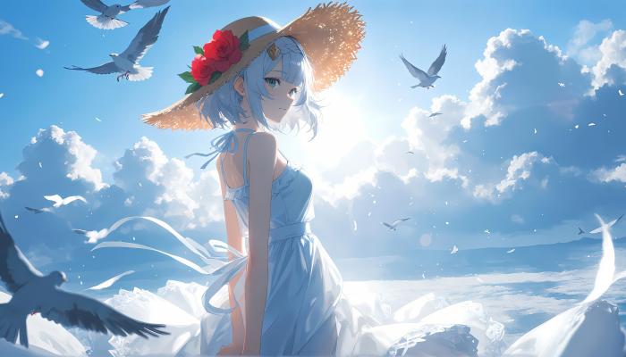 Girl 4K Anime Wallpaper