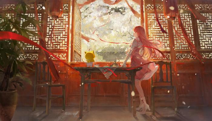 Chinese Style Girl K 4K Anime Wallpaper