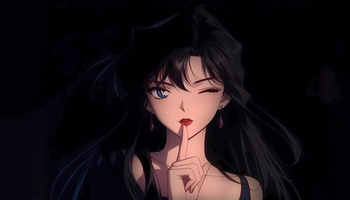 Detective Conan Ran Mouri Illustration 4K Anime Wallpaper