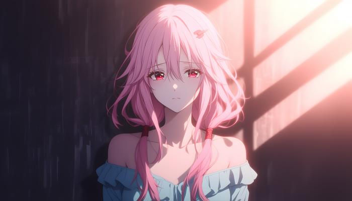 Inori Yuzuriha Girl Long Hair 4K Anime Wallpaper