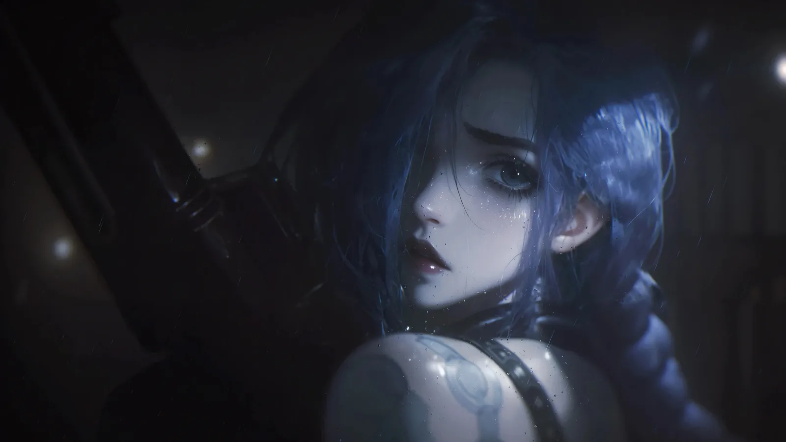 Jinx 4K Anime Wallpaper