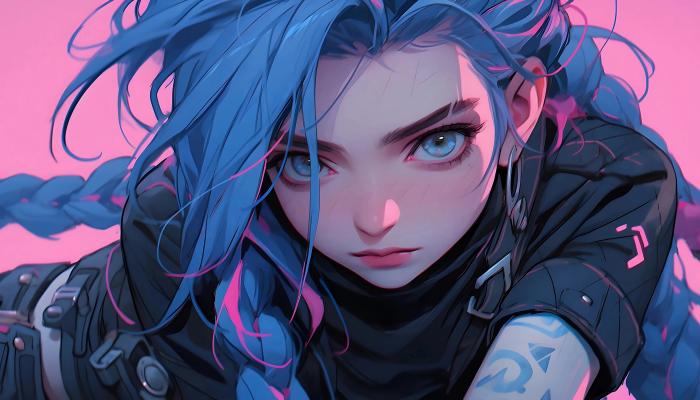 Jinx Long Hair K 2K Anime Wallpaper
