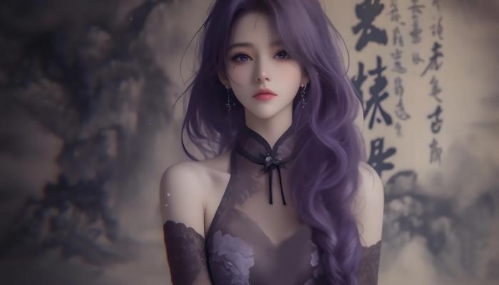 Traditional Chinese Woman K 4K Anime Wallpaper