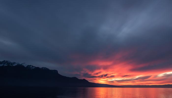 Lake Geneva Alps Switzerland Landscape 4K Nature Wallpaper