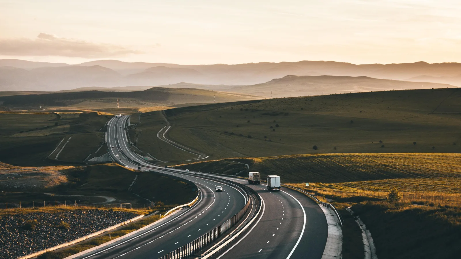 Landscape Fields Car 4K Nature Wallpaper