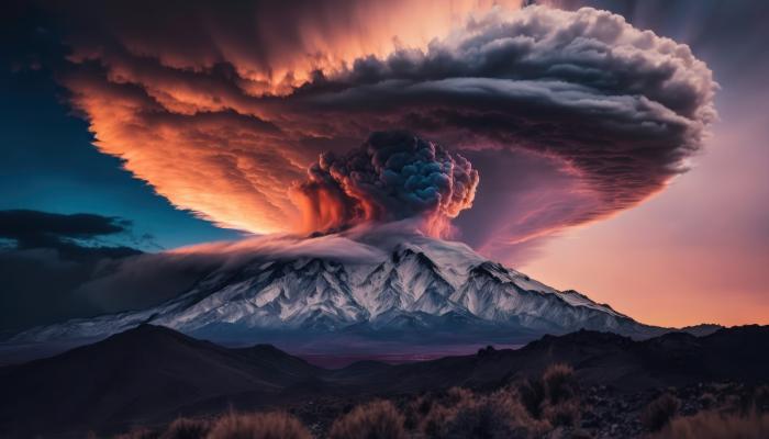 Landscape Mountains Art 4K Nature Wallpaper