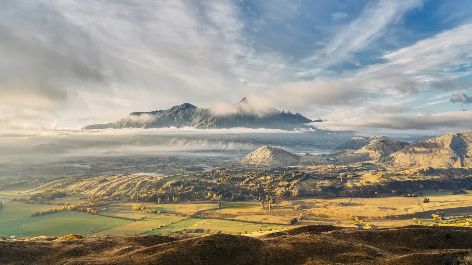 New Zealand Landscape Mountains 4K Nature Wallpaper
