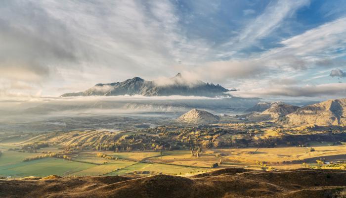 New Zealand Landscape Mountains 4K Nature Wallpaper