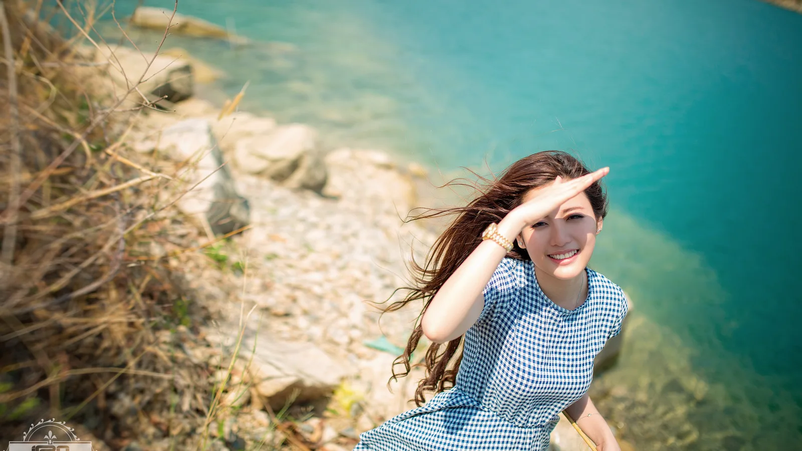 Woman Long Hair 2K Portrait Wallpaper