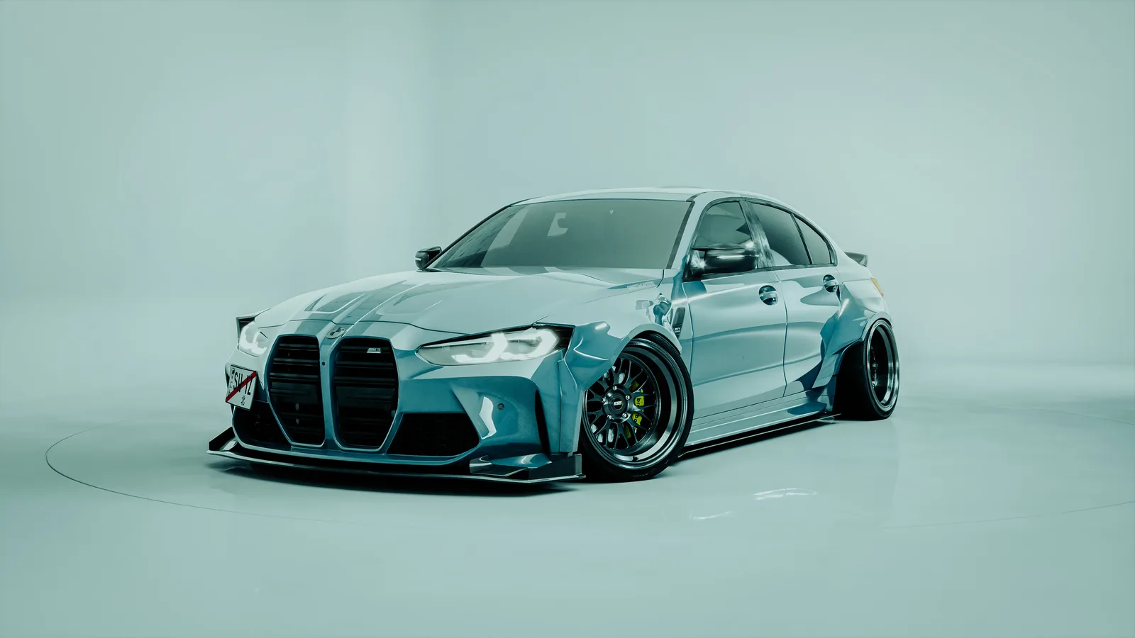 Bmw Car Art Illustration AI Art AI 4K Creative Wallpaper