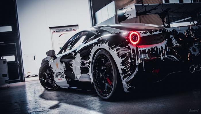 Ferrari Car Gaming Game Art CG 4K Creative Wallpaper