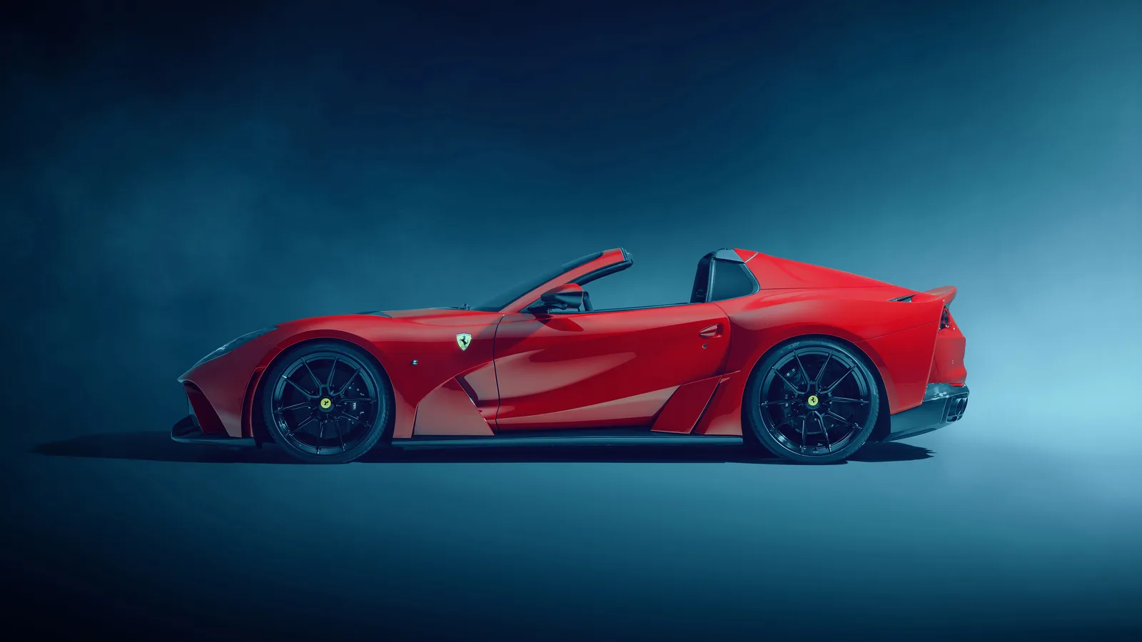 Ferrari Car Supercar Sports Car 4K Creative Wallpaper