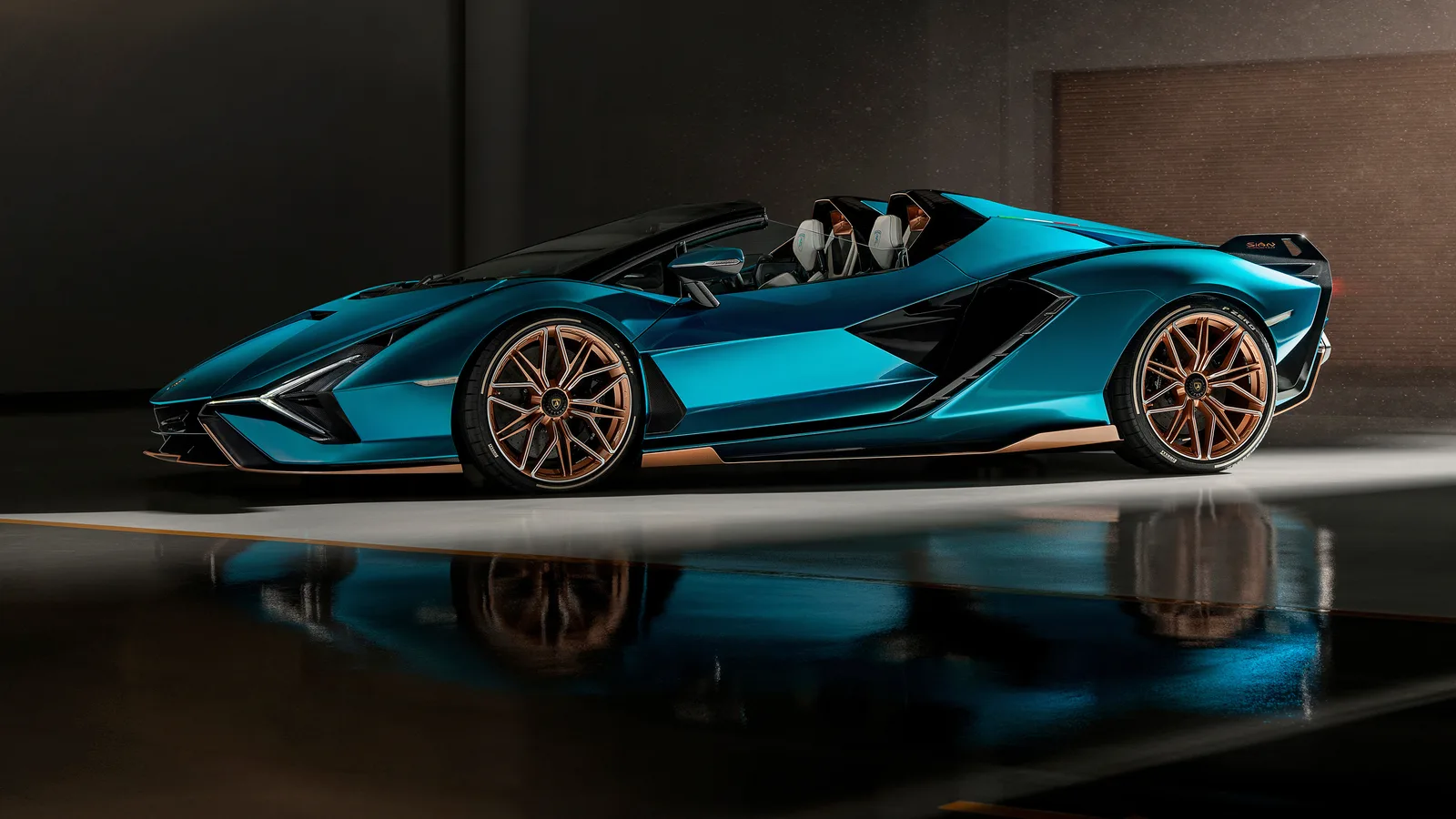 Lamborghini Car Supercar Sports Car Gaming 4K Creative Wallpaper