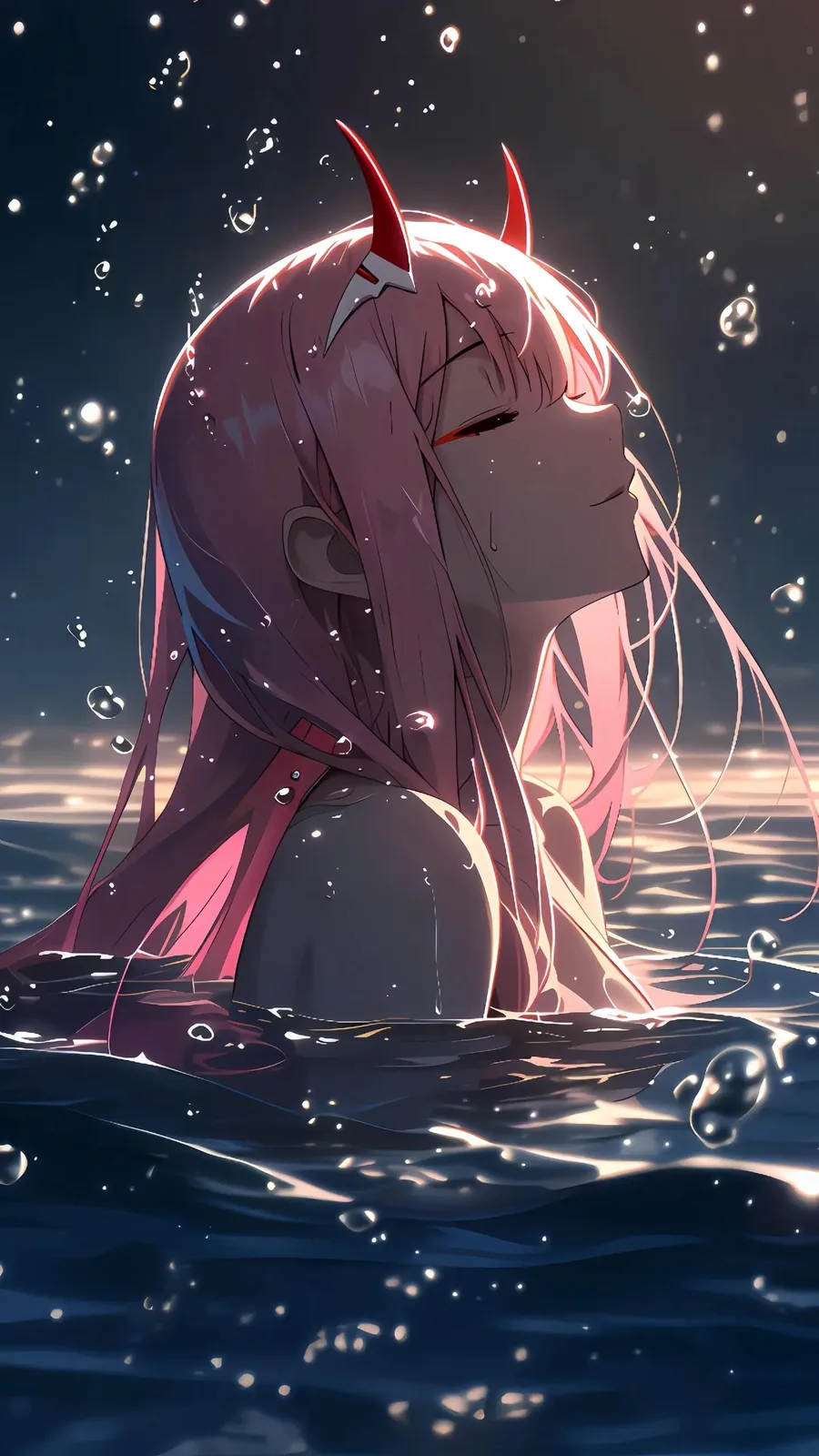 Anime Woman Art AI Art AI 2K Phone Wallpaper