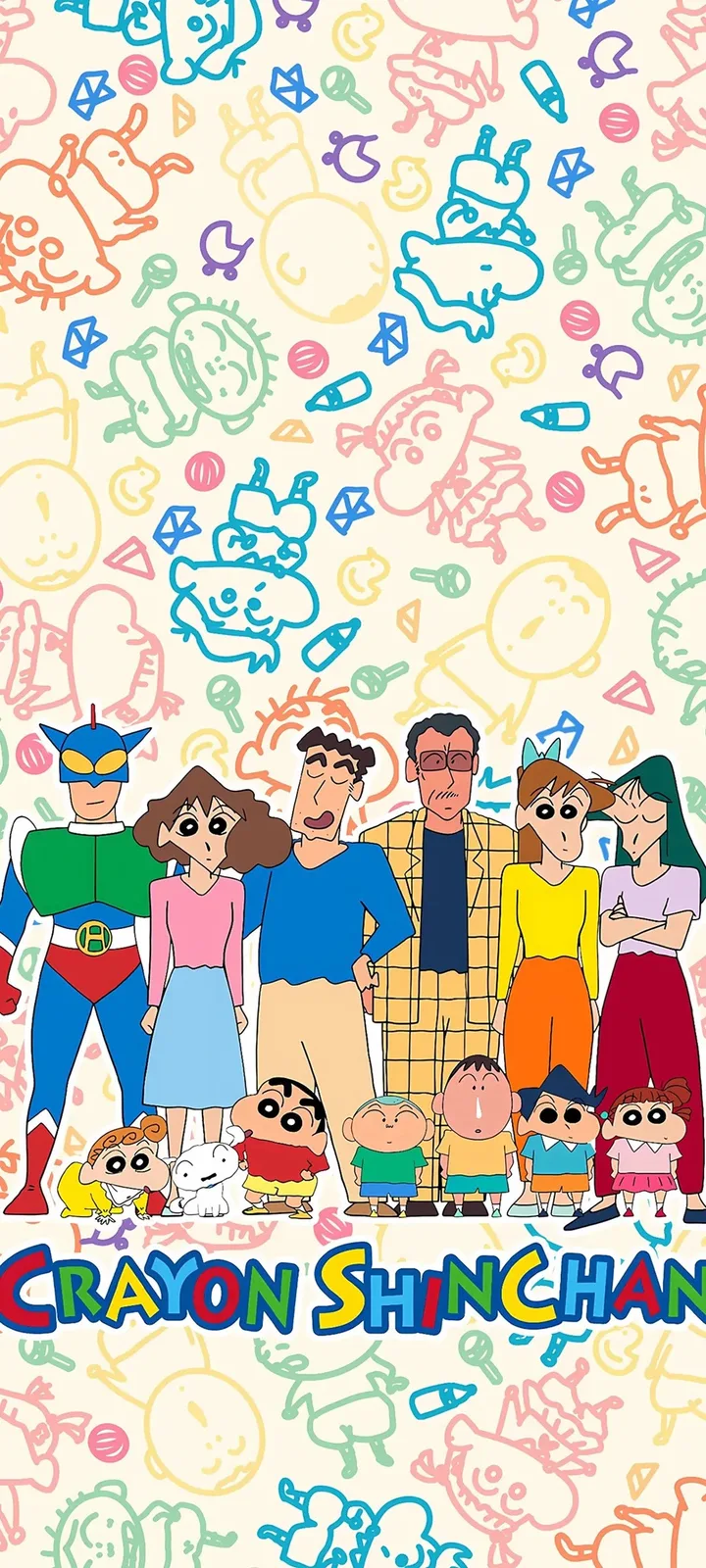 Crayon Shin Chan Anime Vertical HD Phone Wallpaper