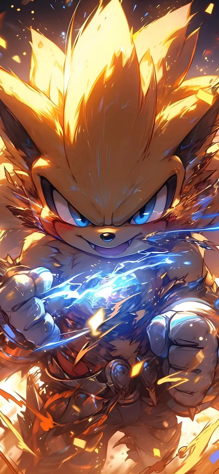 Sonic The Hedgehog Anime Cartoon Vertical HD Phone Wallpaper