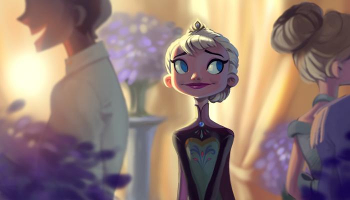 Frozen Elsa Snow Sci Fi Anime HD Movie Wallpaper