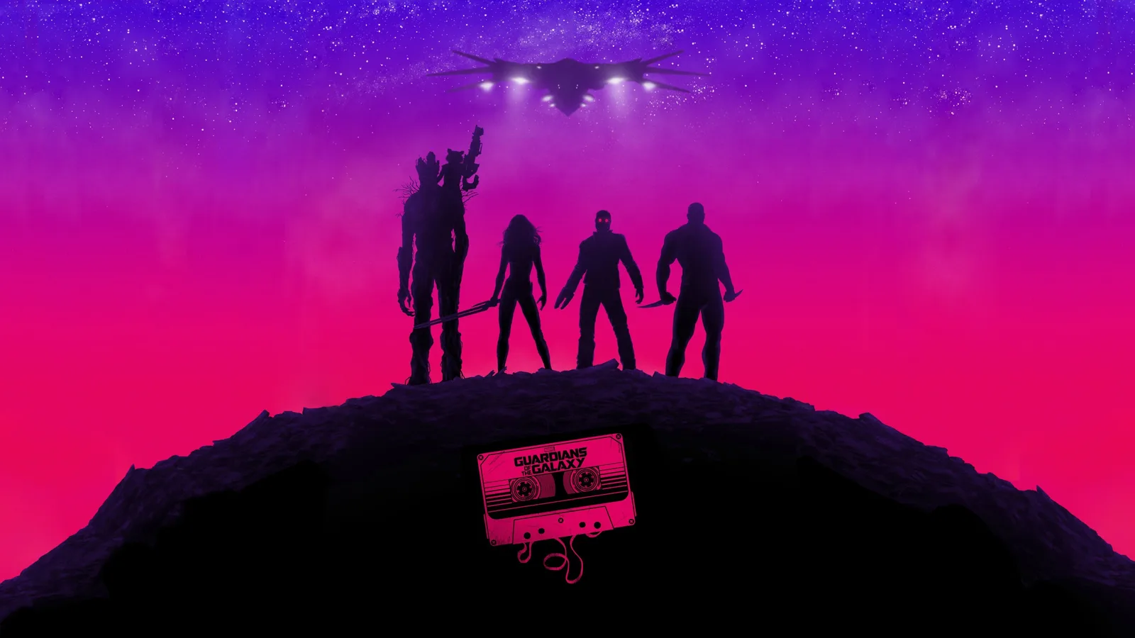 Guardians Of The Galaxy Sci Fi Space Marvel AI 4K Movie Wallpaper
