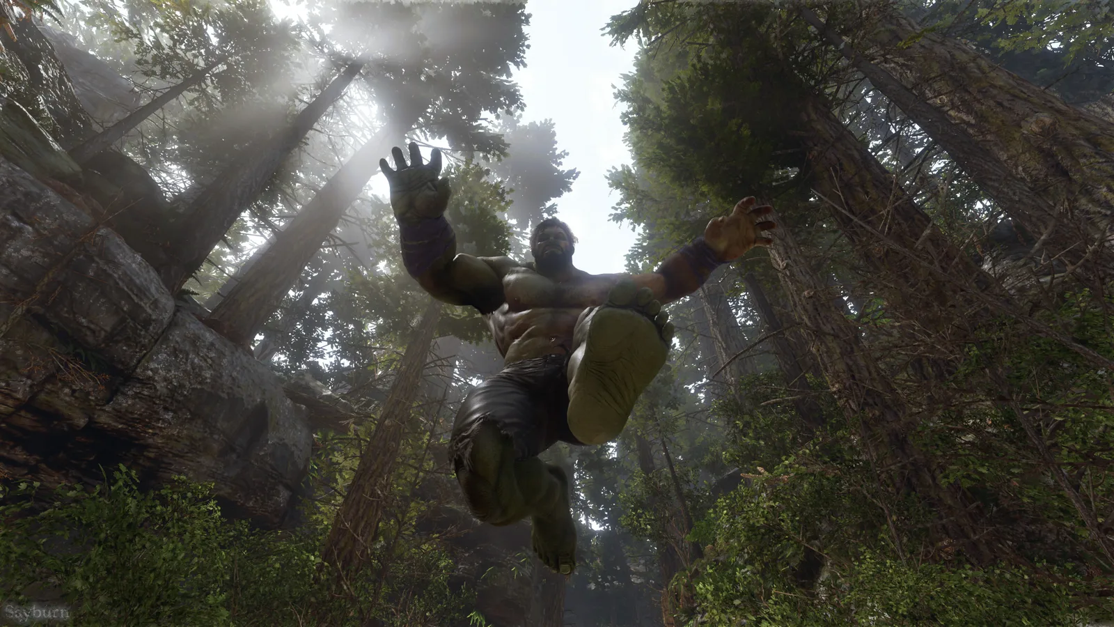Hulk Forest Superhero Marvel 4K Movie Wallpaper