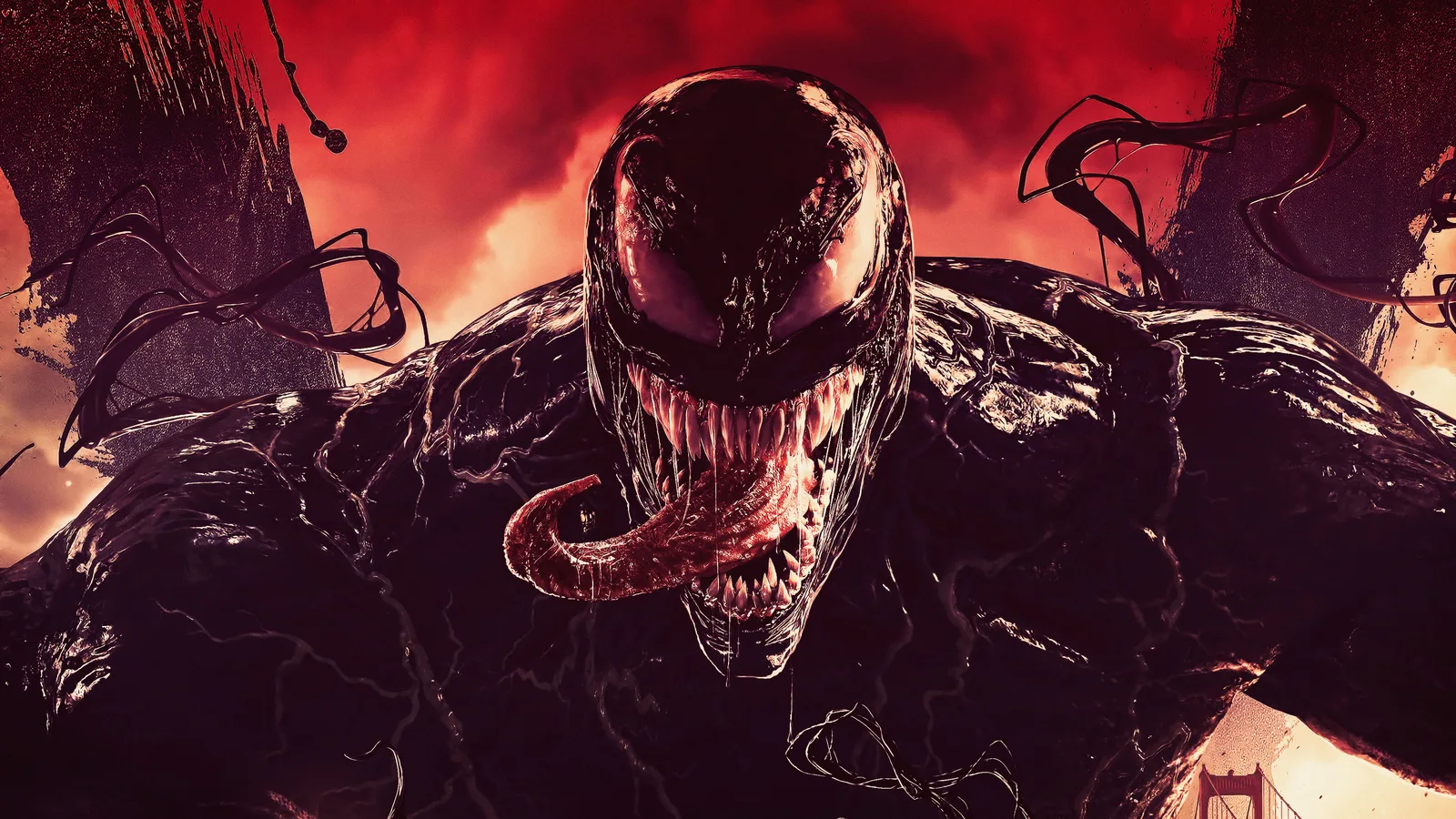 Spider Man Venom Marvel Art AI Art AI 4K Movie Wallpaper