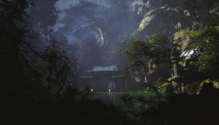 Black Myth Wukong Nature Forest 4K Gaming Wallpaper