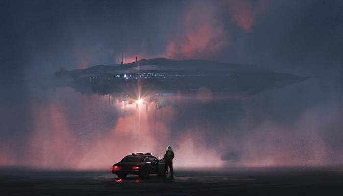 Car Futuristic Sci Fi Space AI 4K Gaming Wallpaper