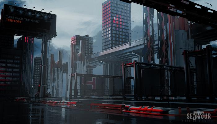 City Futuristic Sci Fi 4K Gaming Wallpaper