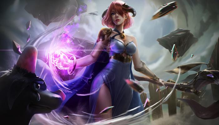 Girl Woman Pink Hair Art Illustration AI 4K Gaming Wallpaper