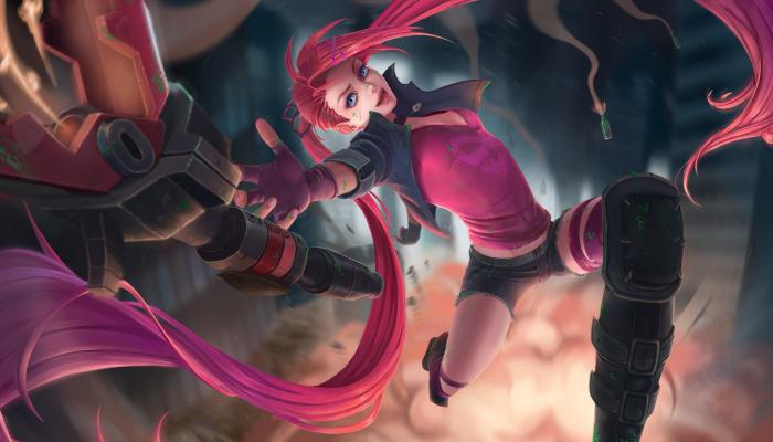 Jinx League Of Legends Girl Art 4K Gaming Wallpaper