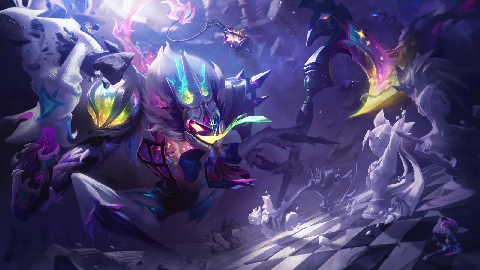 League Of Legends Fiddlesticks Game Art Art CG 4K Gaming Wallpaper