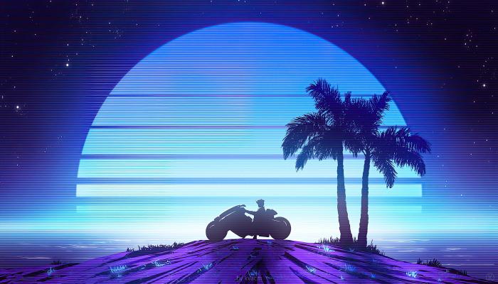 Night Neon Art AI Art AI 4K Gaming Wallpaper