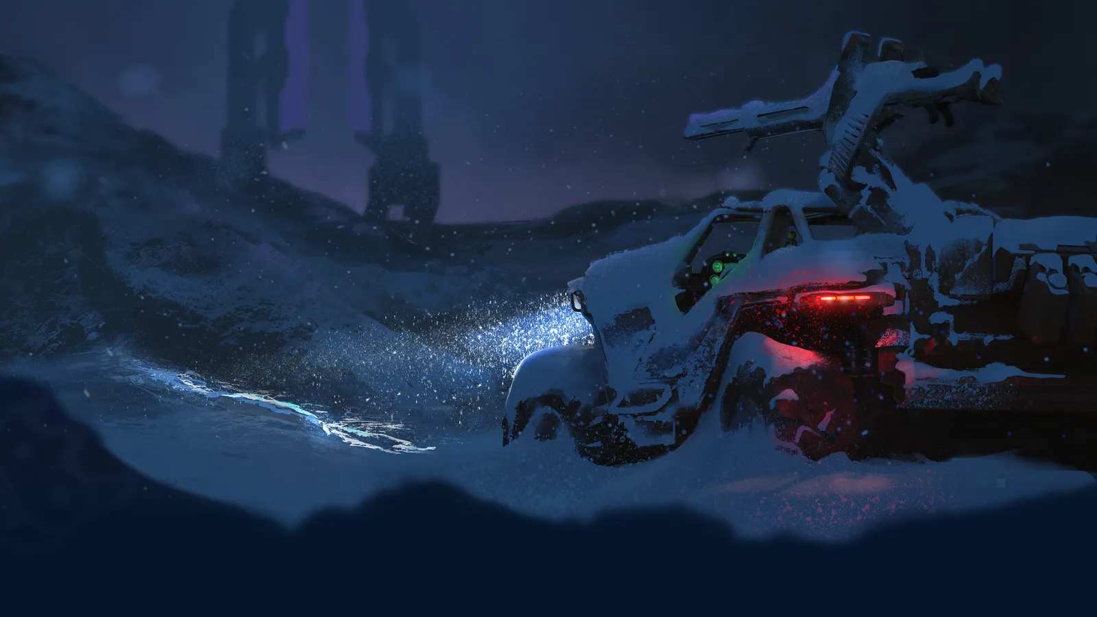 Snow Game Art Art AI Art CG 4K Gaming Wallpaper